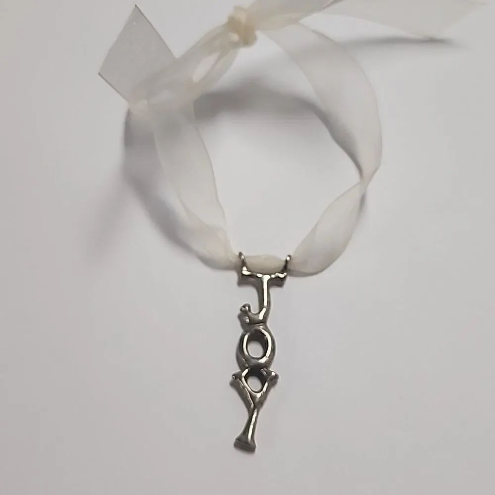 Joy Holiday Charm Ornament Pendant Christmas
